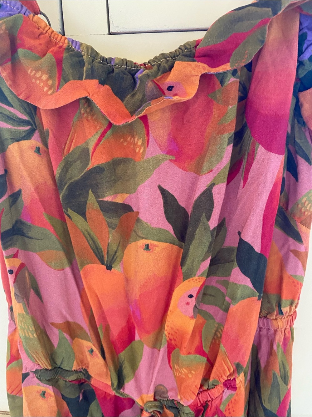 FARM Rio Mango/Parrot Mini Dress - Picture 3 of 5